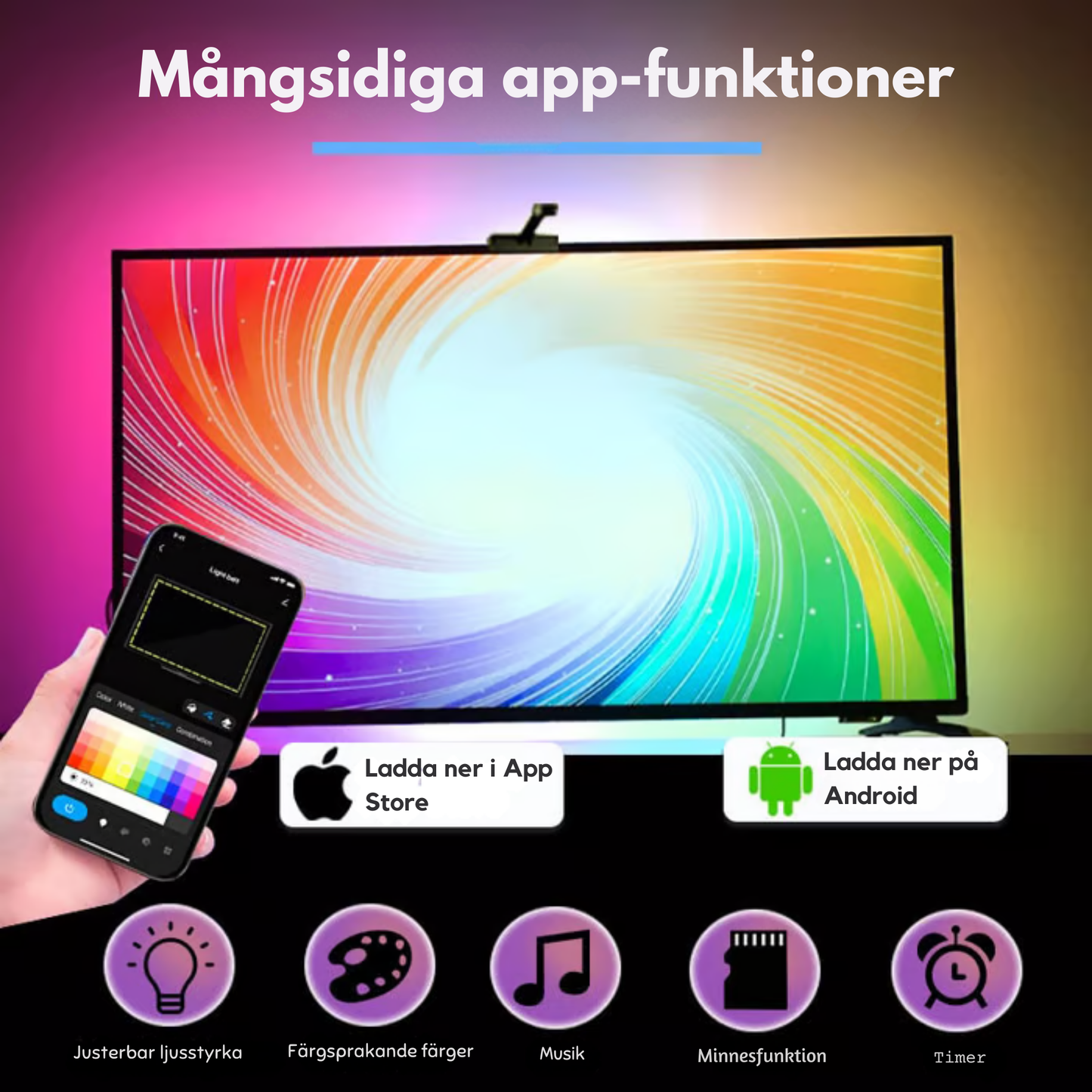 TV-bakgrundsbelysning
