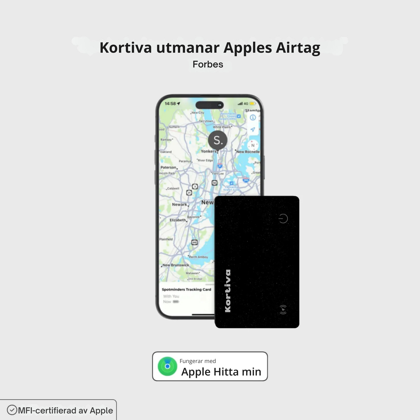 KORTIVA. Spårningskort