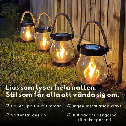 Solara™ - Solcellslampor för utomhusbruk