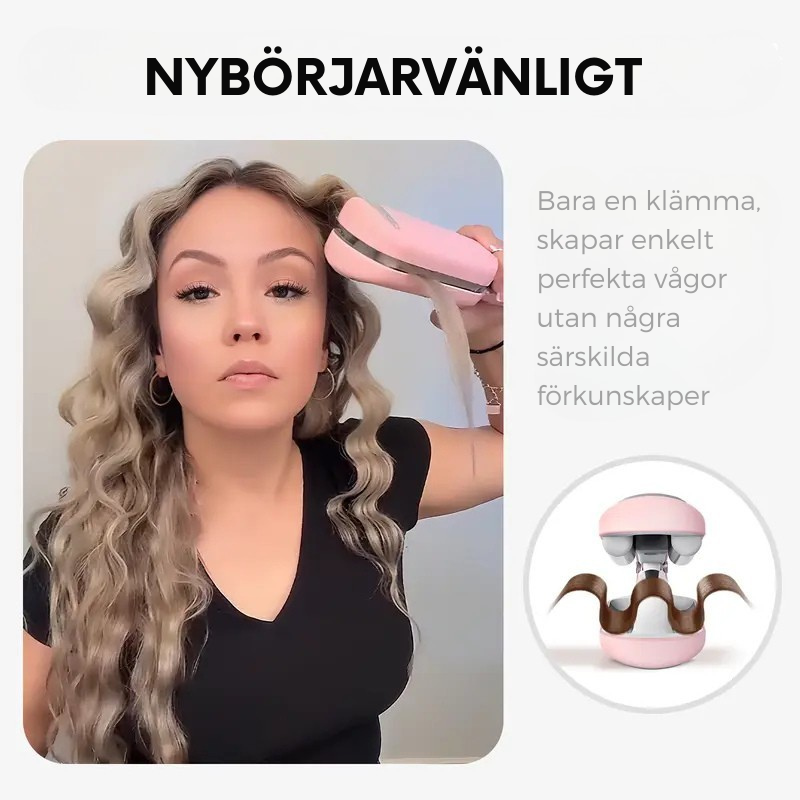 Nalu Curls™ – Vågtång Med Tre Cylindrar