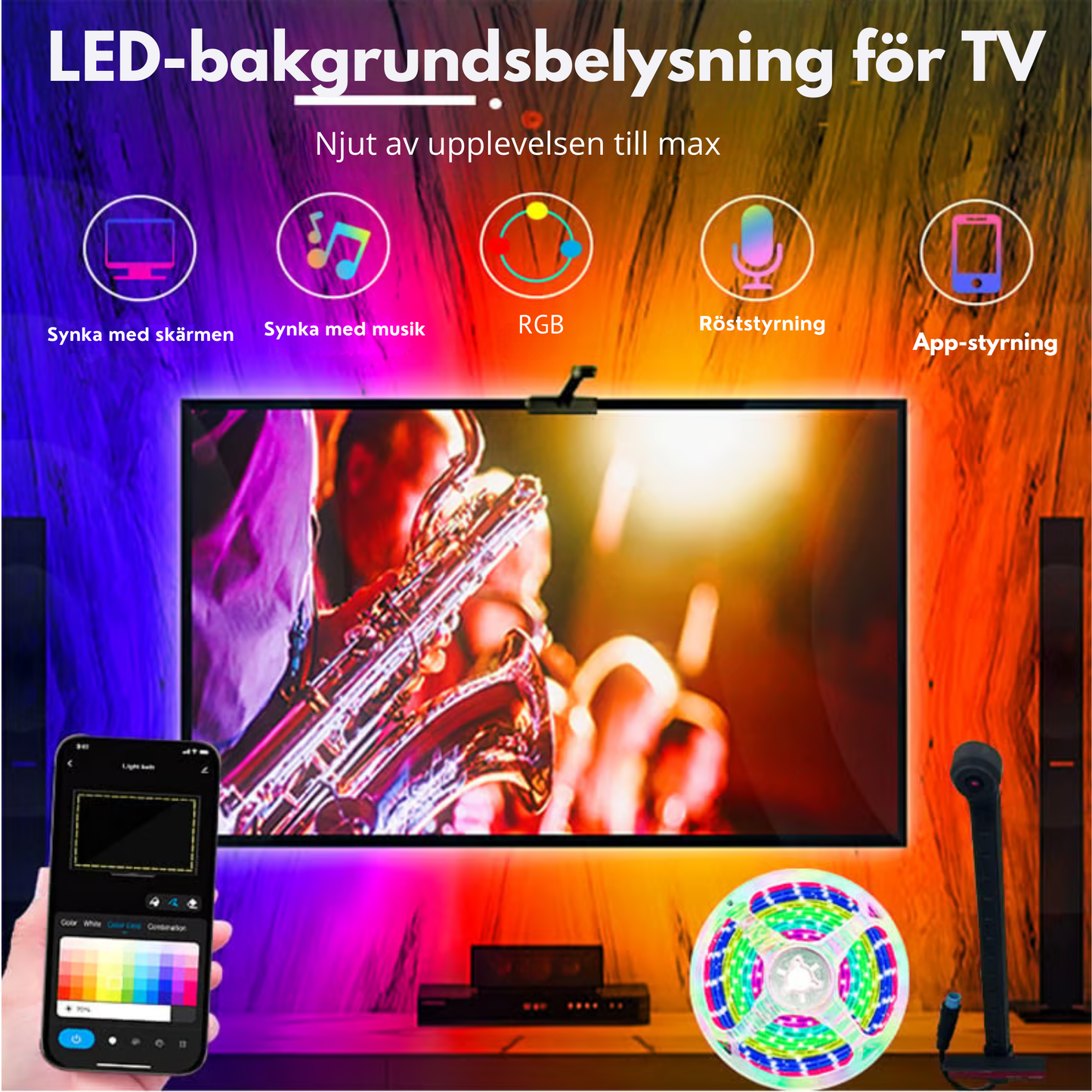 TV-bakgrundsbelysning