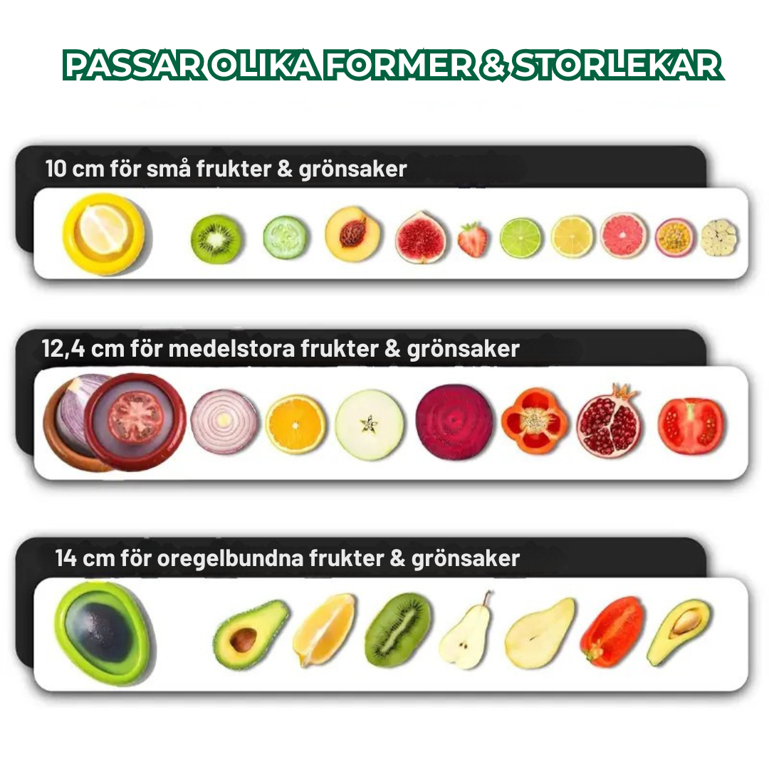 Freshie™ - Återanvändbara grönsak och fruktlock