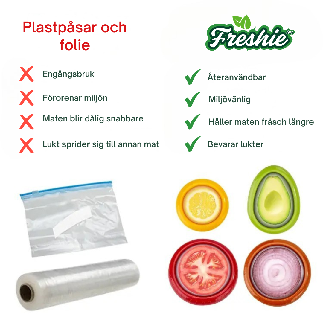 Freshie™ - Återanvändbara grönsak och fruktlock