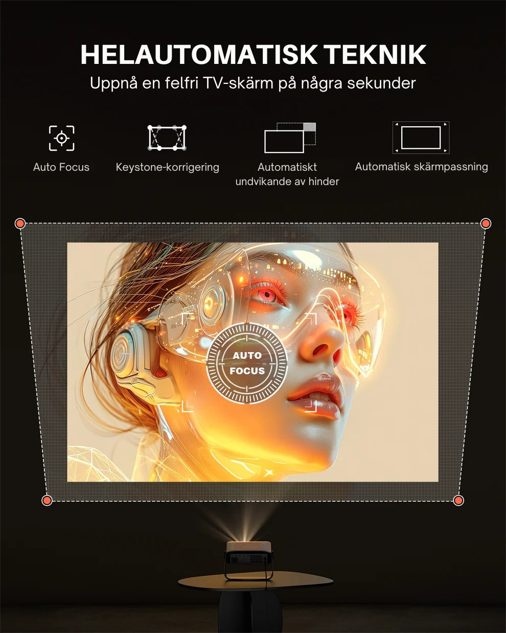 Halo One Mini Projector