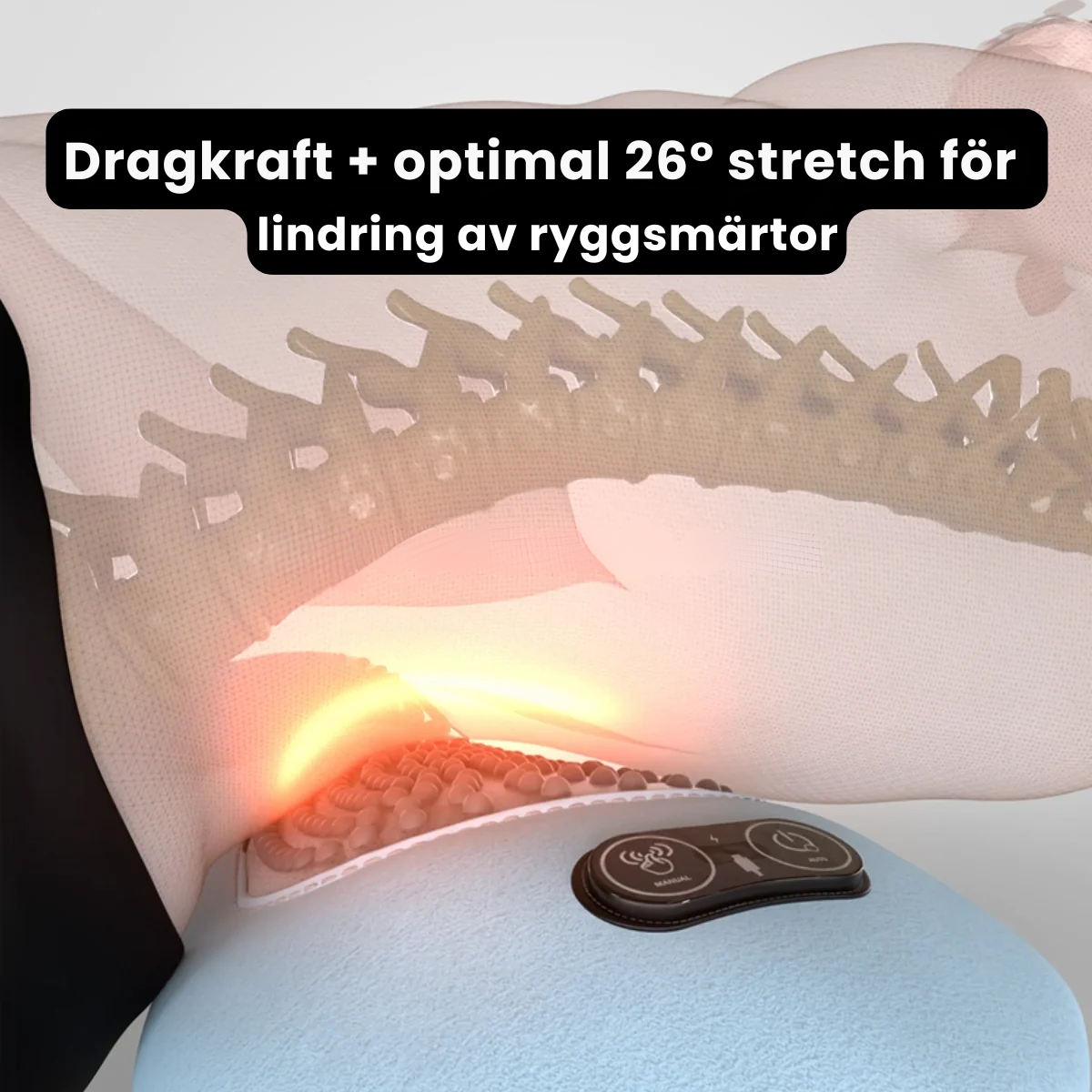 Original Relivia™ 3-i-1 Ryggmassageapparat