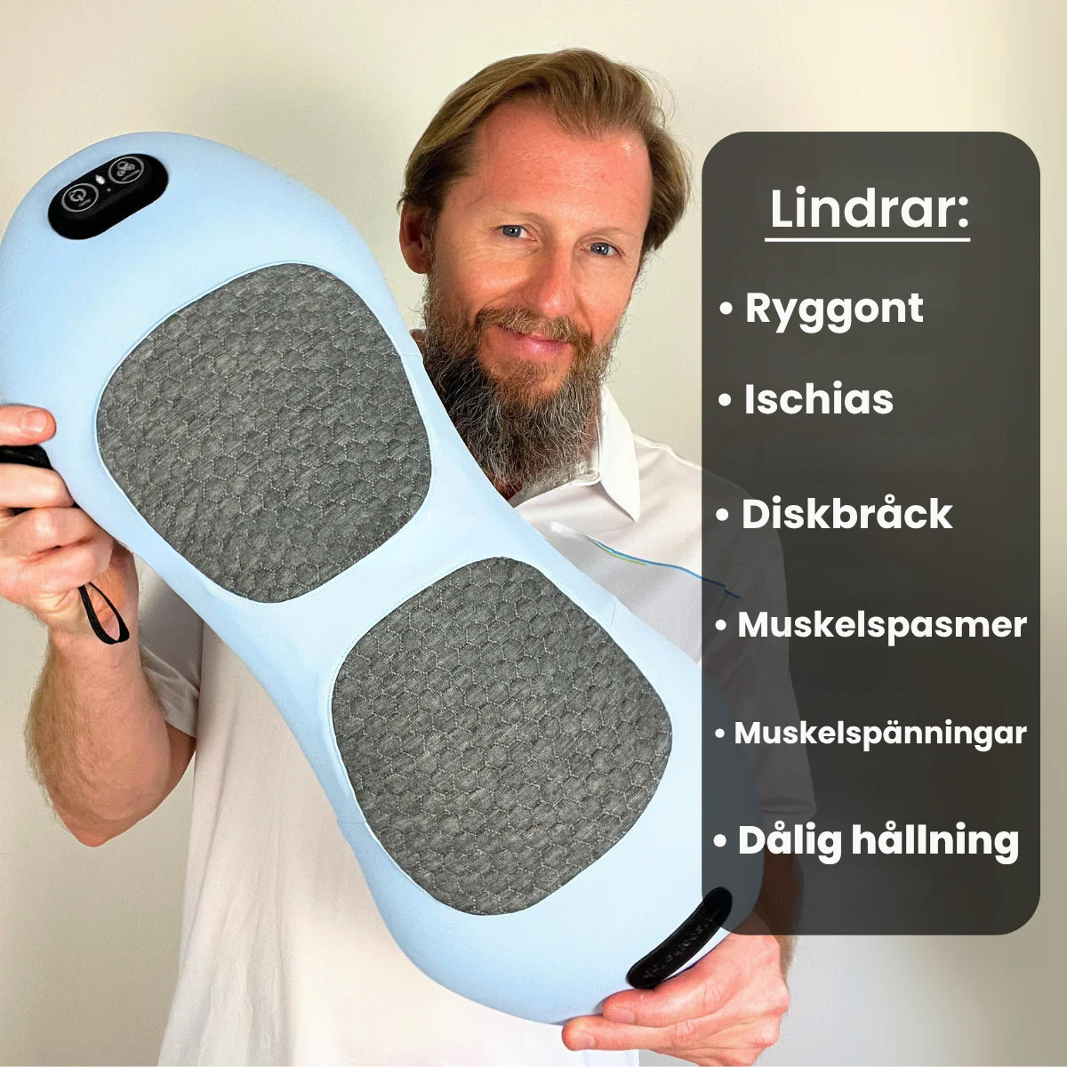 Original Relivia™ 3-i-1 Ryggmassageapparat