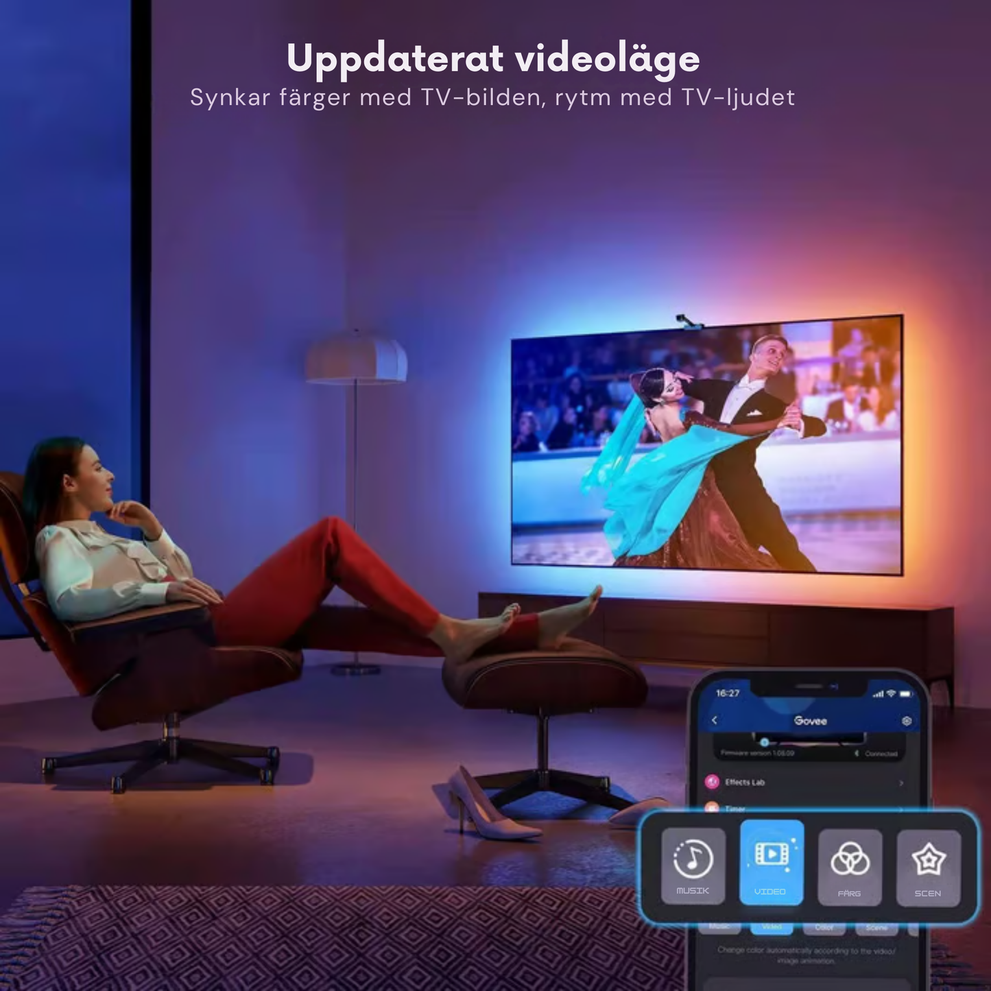 TV-bakgrundsbelysning