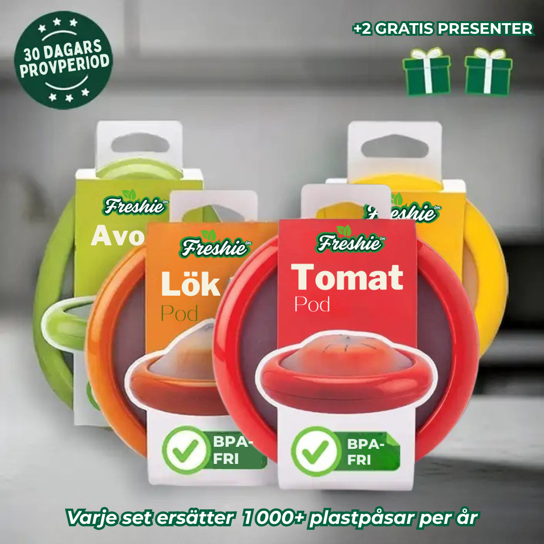 Freshie™ - Återanvändbara grönsak och fruktlock