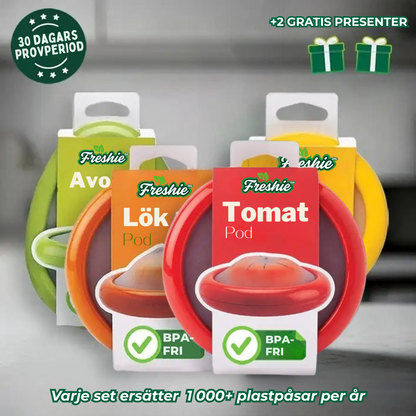 Freshie™ - Återanvändbara grönsak och fruktlock