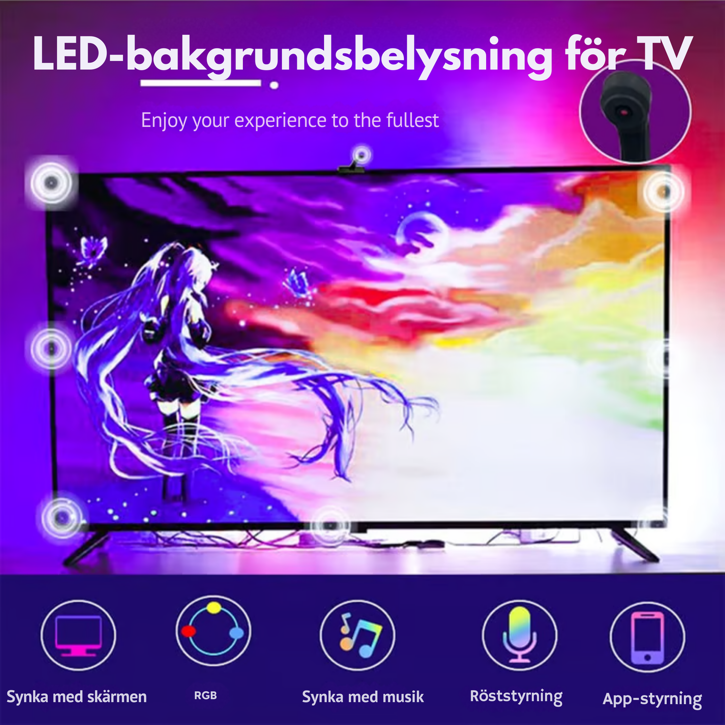 TV-bakgrundsbelysning