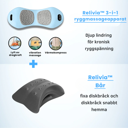Original Relivia™ 3-i-1 Ryggmassageapparat