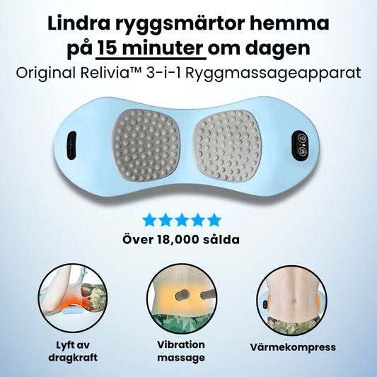 Original Relivia™ 3-i-1 Ryggmassageapparat